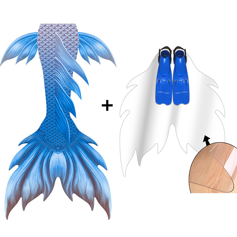 Swim Fins - 수영 및 다이빙 Monofin Fin Flipper로