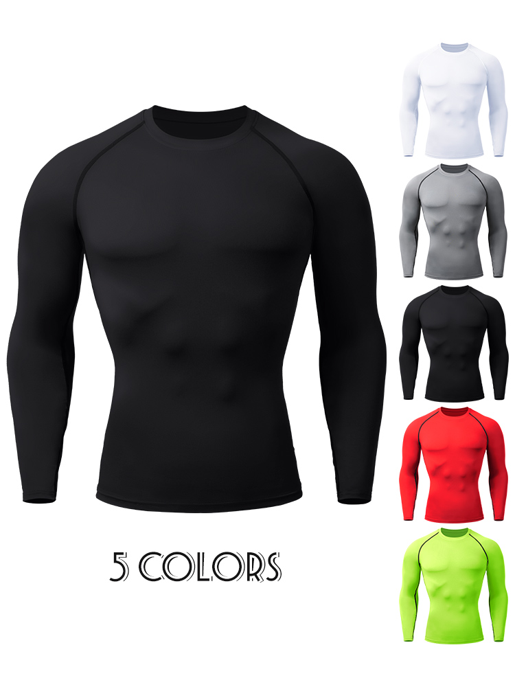 Rash Guard - 압축 셔츠 남성용 래쉬가드 퀵 드라이