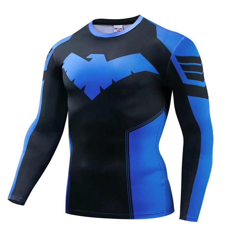 Rash Guard - 압박 기능성 티셔츠, 스포츠웨어, 짐용 래시
