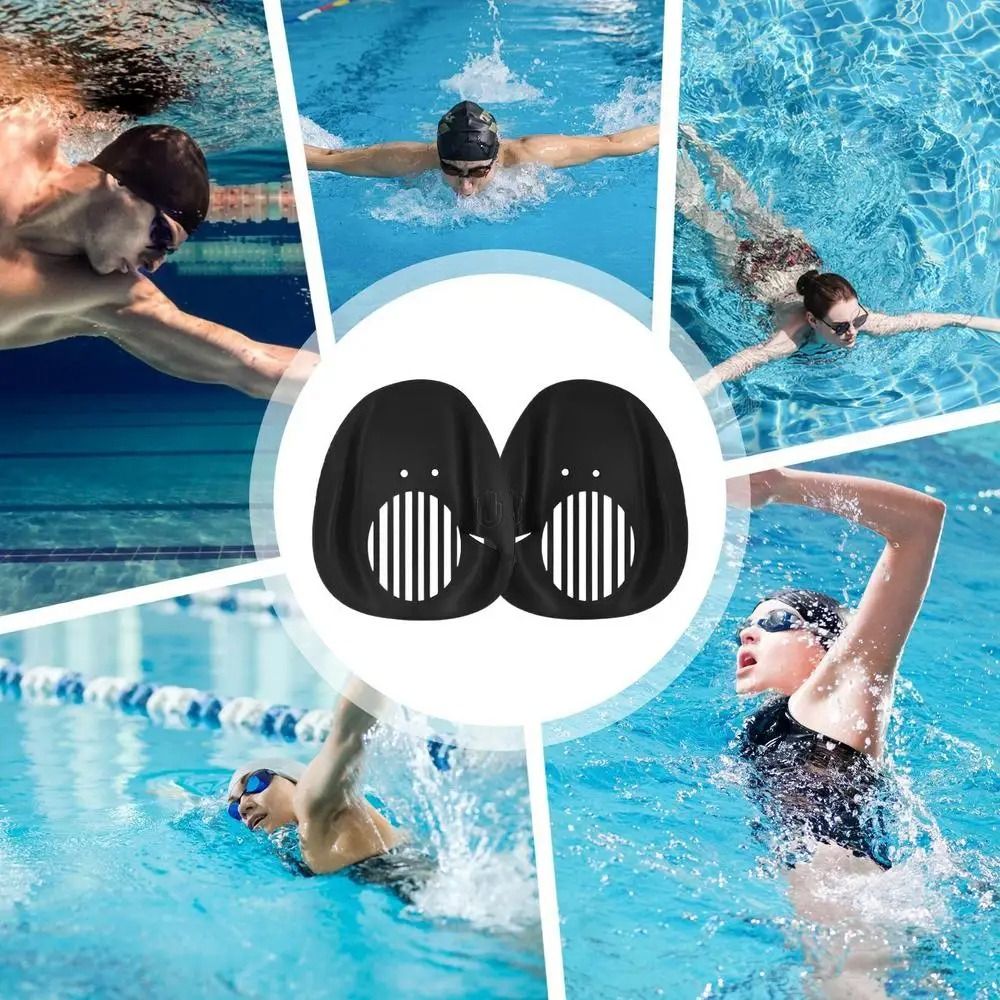 1쌍의 웹형 수영 핸드 패들, 조절 가능한 스트랩 포함 - Swim Fins 리뷰 및 가격