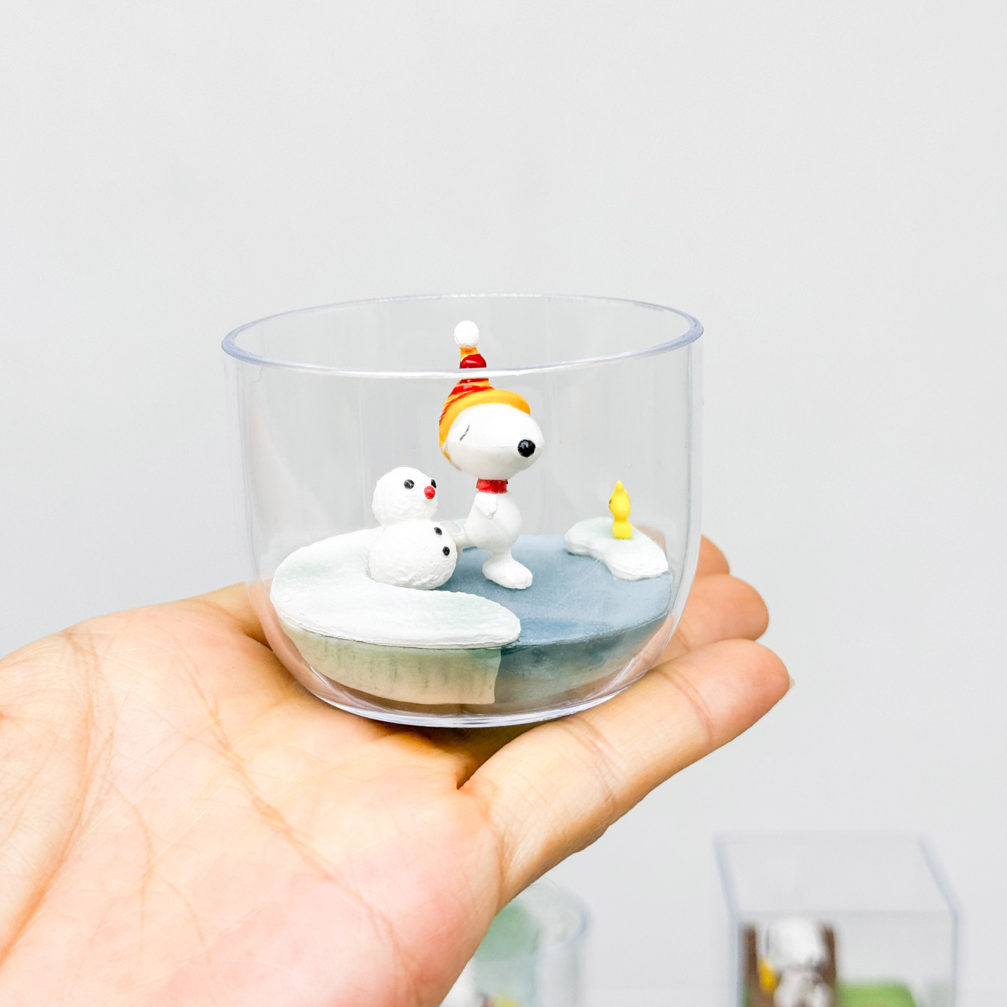 스누피 우드스톡 테라리움 피규어의 행복한 시간 낚시 서 - Snorkel Set 리뷰 및 가격