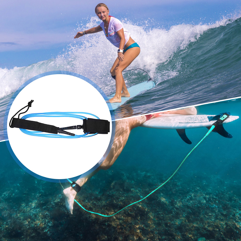 스트레이트 서핑 보드 가죽 끈 슈퍼 강한 웨빙 서핑 다 - Surfboard Leash 리뷰 및 가격