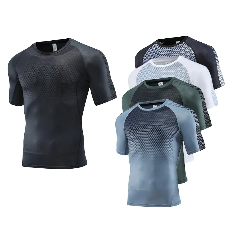 피트니스 티셔츠 용 남성 스포츠 탑 보디 빌딩 압축 셔 - Rash Guard 리뷰 및 가격