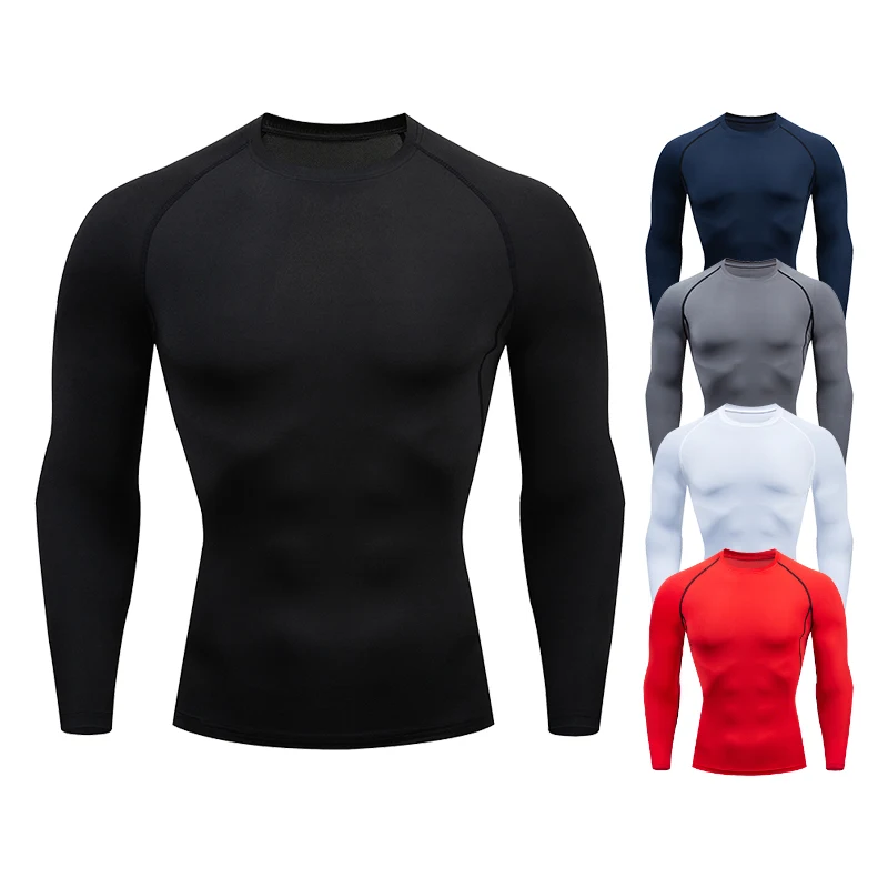 피트니스 티셔츠 용 남성 스포츠 탑 보디 빌딩 압축 셔 - Rash Guard 리뷰 및 가격