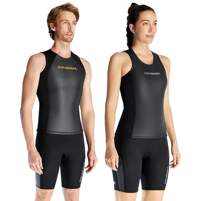 남녀공용 2mm 가죽 네오프렌 웻슈트 조끼 슬림 겨울  - Wetsuit Men 리뷰 및 가격