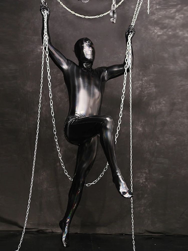 M-4XL 컬러풀 웻룩 PVC 캣슈트 샤이니 PU 레더 - Wetsuit Men 리뷰 및 가격