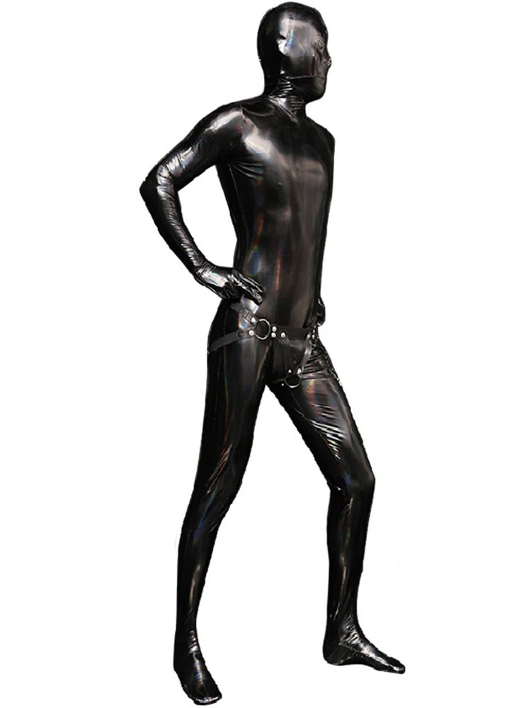 M-4XL 컬러풀 웻룩 PVC 캣슈트 샤이니 PU 레더 - Wetsuit Men 리뷰 및 가격
