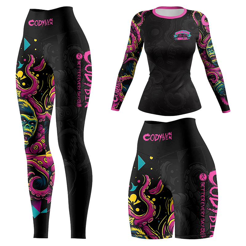 코디 룬딘 여성용 MMA BJJ 래쉬가드 4종 세트 프 - Rash Guard 리뷰 및 가격