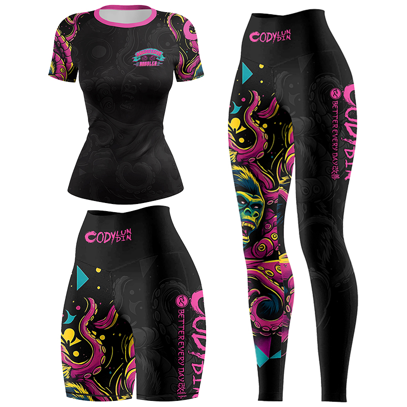 코디 룬딘 여성용 MMA BJJ 래쉬가드 4종 세트 프 - Rash Guard 리뷰 및 가격