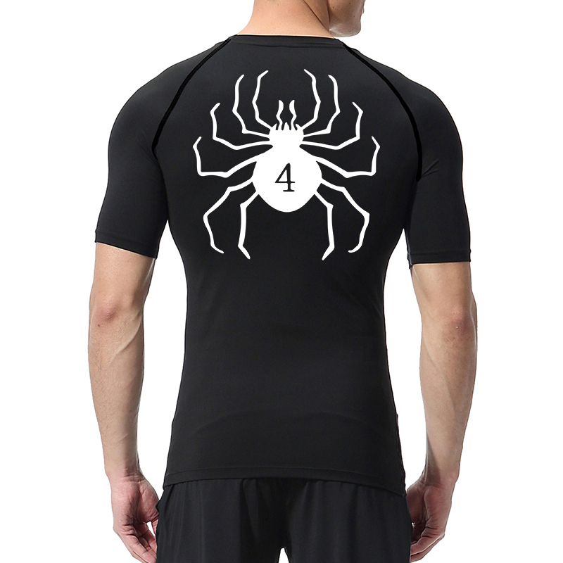 남성용 스파이더 프린트 압축 셔츠, 운동 속건성 티셔츠 - Rash Guard 리뷰 및 가격