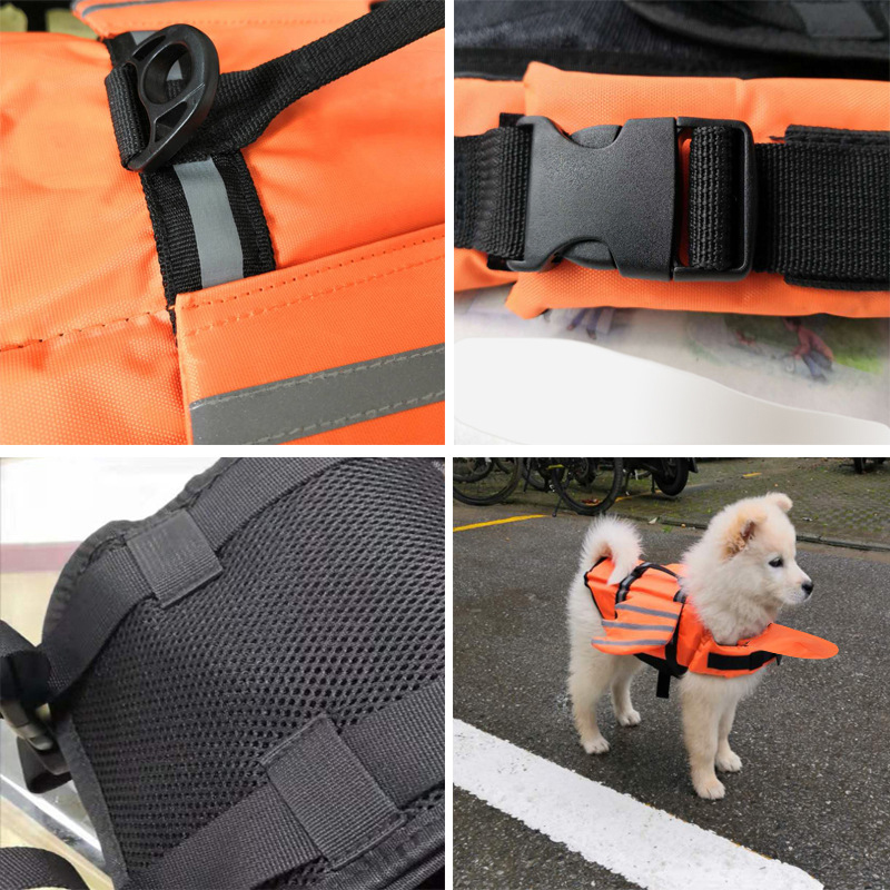 개 구명 조끼 반사 조절 가능한 여름 대형 개 수영복  - Life Jacket 리뷰 및 가격